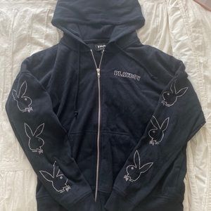 Pacsun playboy zip up hoodie